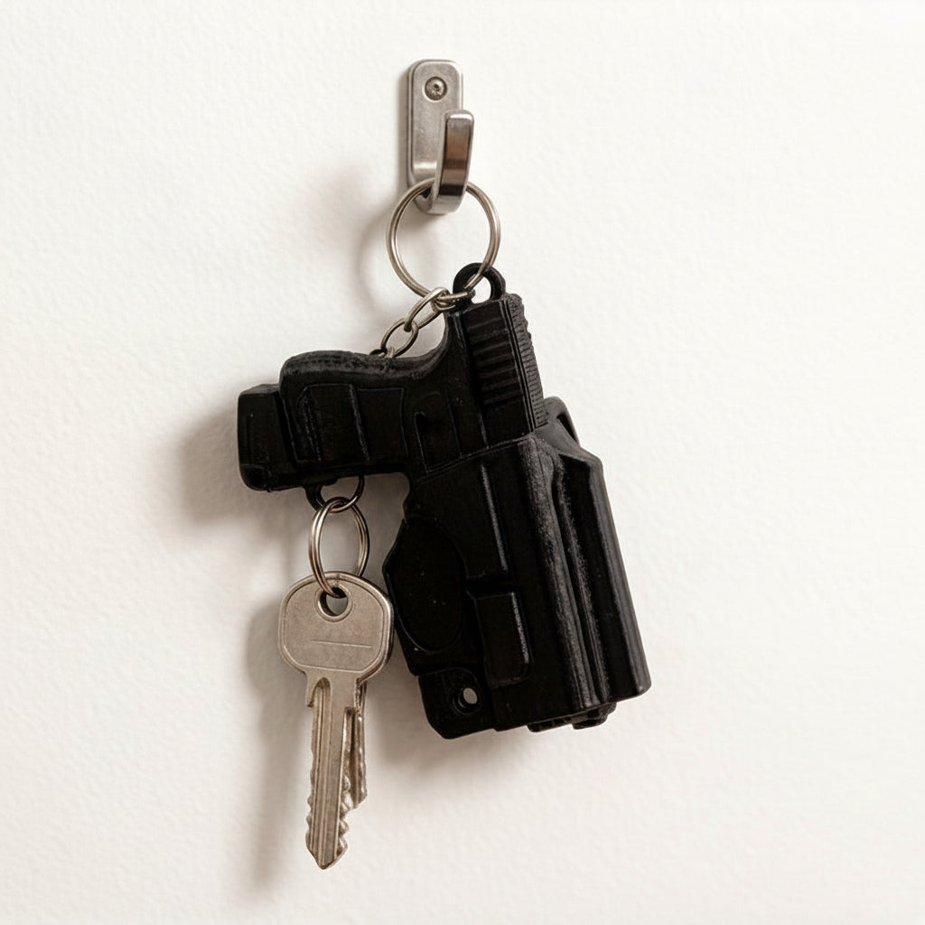 Tactical Pistol Keychain