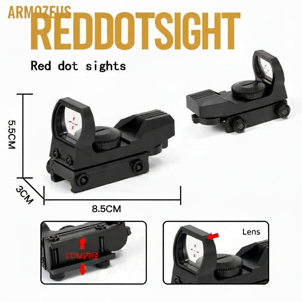Tactical Holographic Red Dot Scope 558 & G33 Magnifier