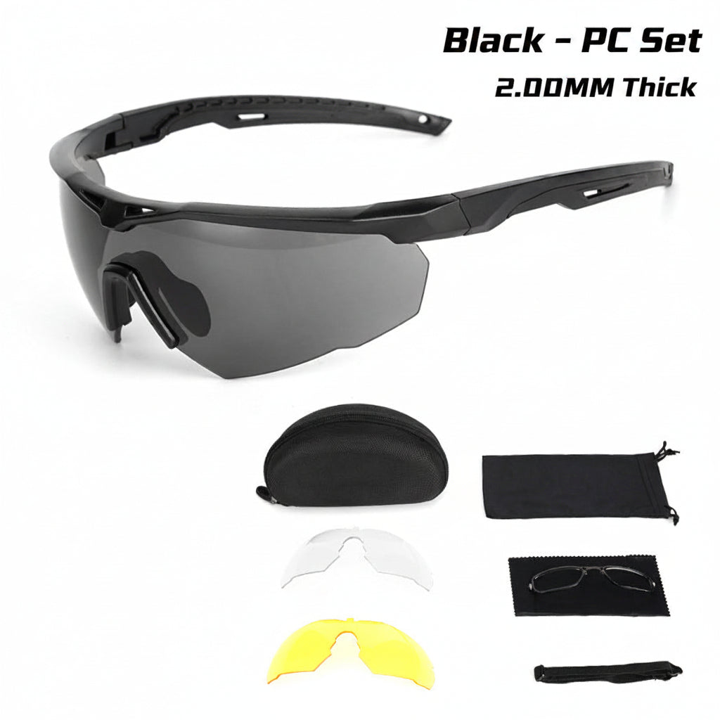 Tactical Shooting & Cycling Goggles