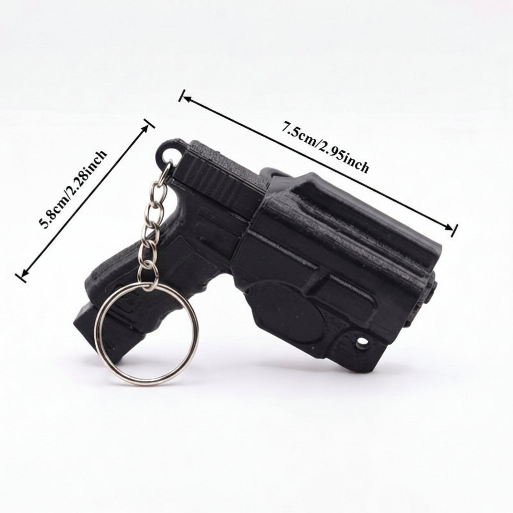 Tactical Pistol Keychain