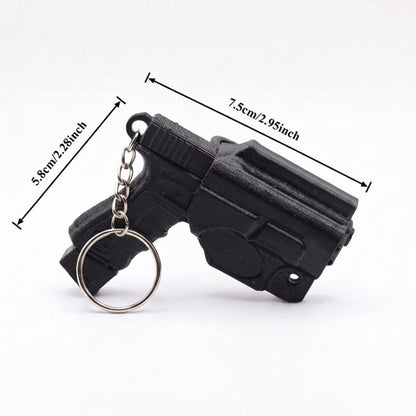 Tactical Pistol Keychain