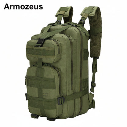 Outdoor tactical backpack for men, 3P military camouflage casual travel backpack, hiking, off-road, camping and mountain climbing bag