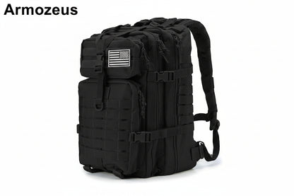 Outdoor tactical backpack for men, 3P military camouflage casual travel backpack, hiking, off-road, camping and mountain climbing bag