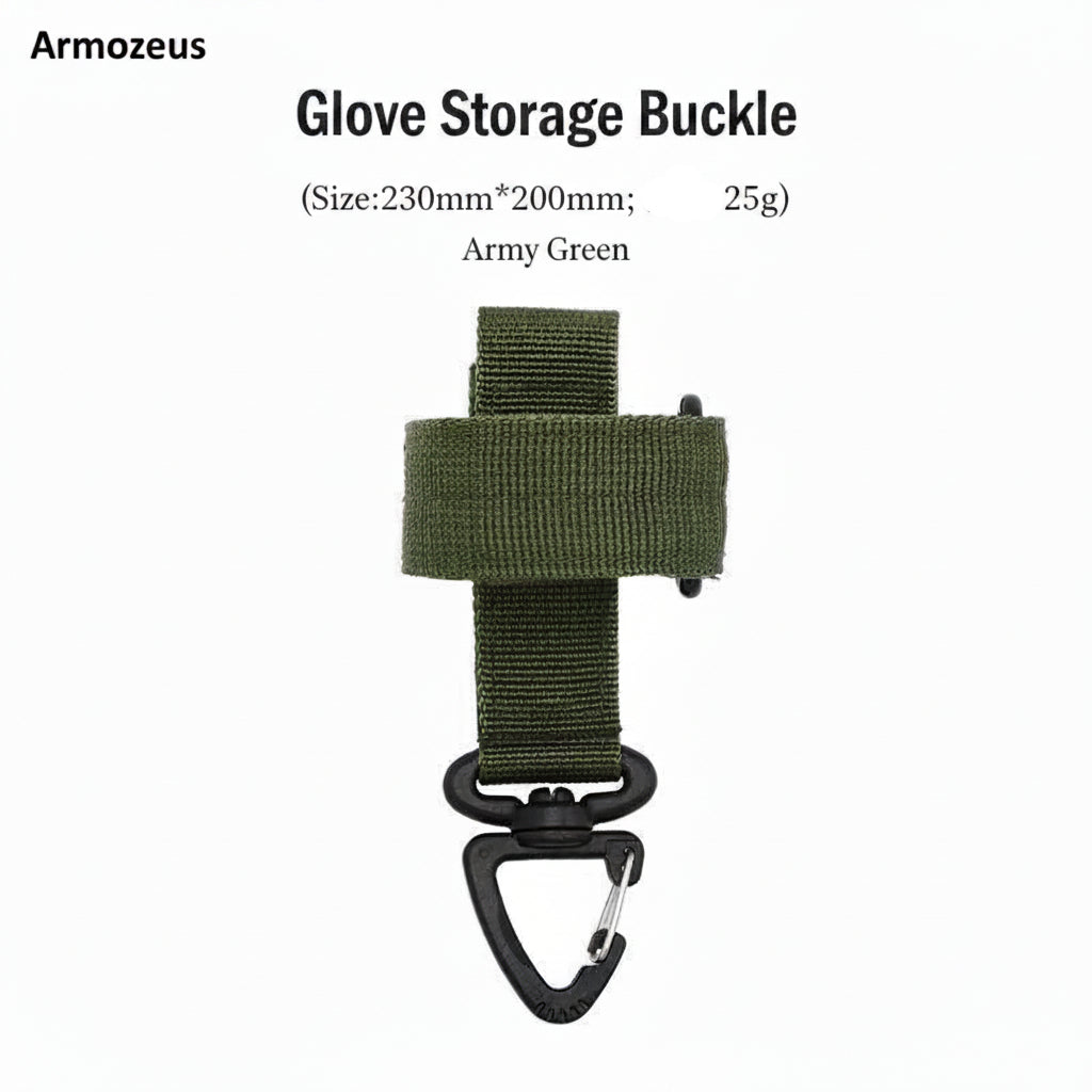 Tactical Glove Storage Buckle & Cable Tie Organizer