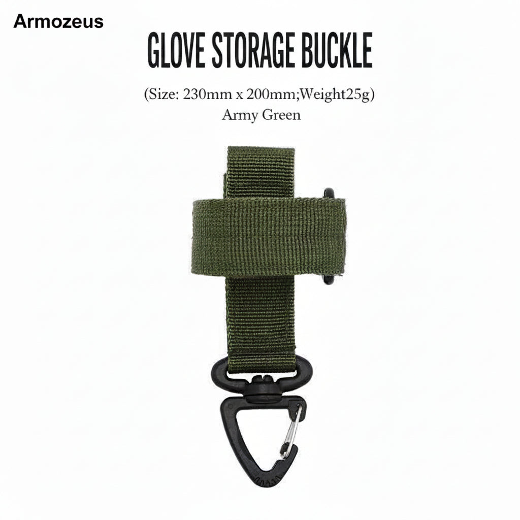 Tactical Glove Storage Buckle & Cable Tie Organizer