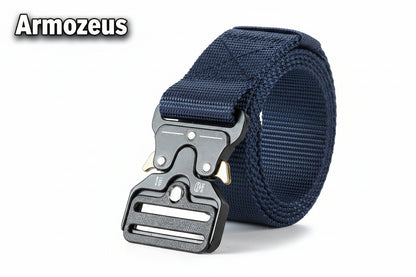 Tactical Woven Nylon Belt with Quick-Release Buckle