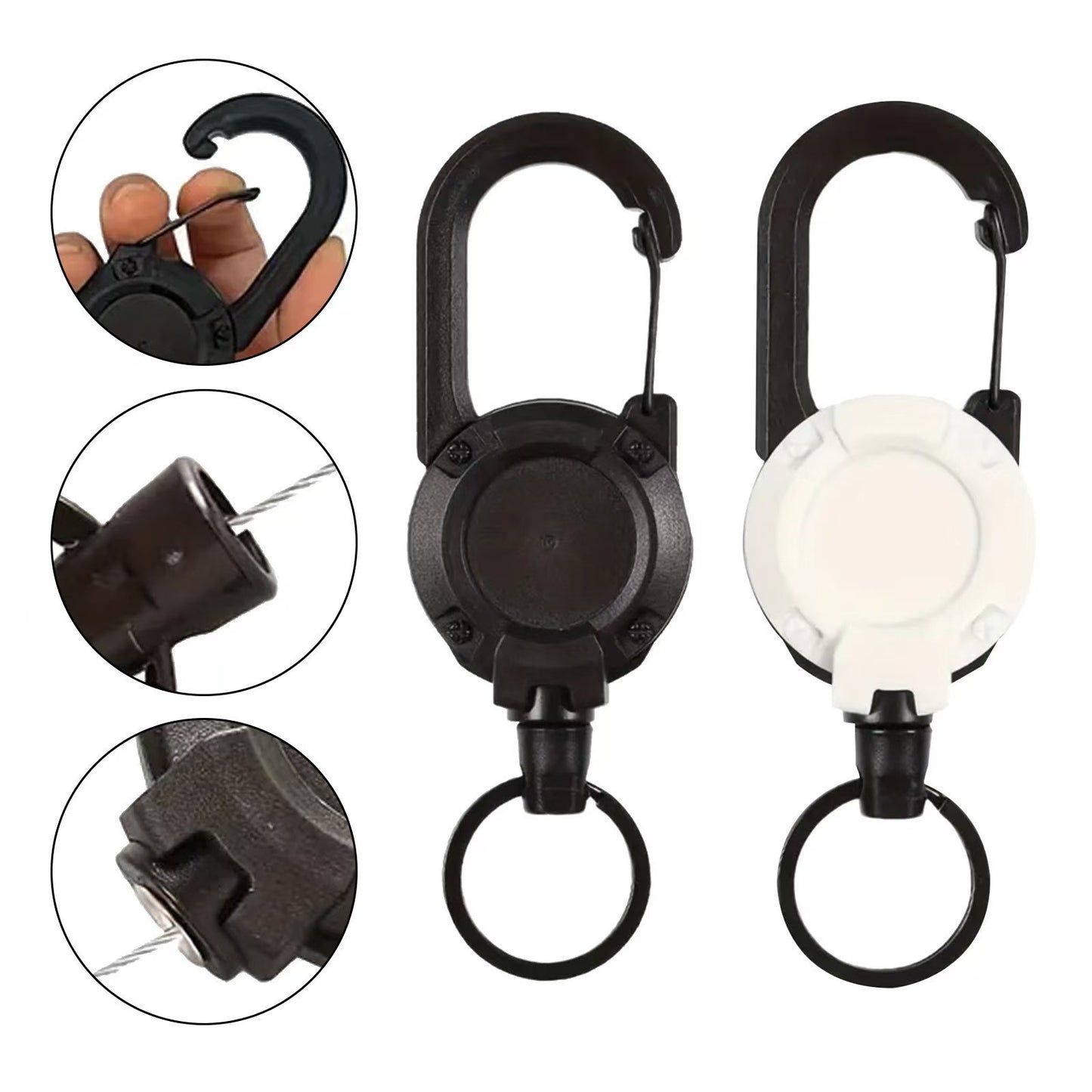 U-Shape Carabiner Keychain & Anti-Loss Bracelet