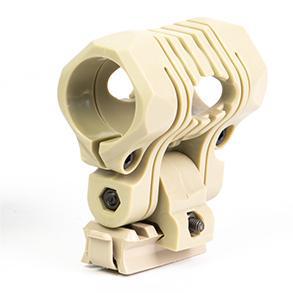 Tactical Flashlight Rail Mount – 25mm Picatinny Clamp
