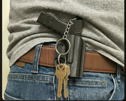 Tactical Pistol Keychain