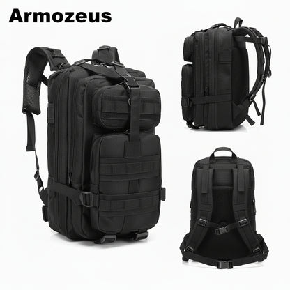 Outdoor tactical backpack for men, 3P military camouflage casual travel backpack, hiking, off-road, camping and mountain climbing bag